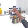 Metaltex 3-Tier Spice Rack Up&Down - Space-Saving Design