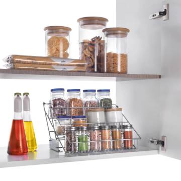 Metaltex 3-Tier Spice Rack Up&Down - Space-Saving Design