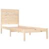 Solid Wood Bed Frame 75x190 cm - Small Single | Hipomarket