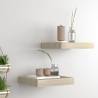 Floating Wall Shelves 2 pcs Oak 23x23.5x3.8 cm MDF Colour oak Size 23 x 23.5 x 3.8 cm Quantity in Package 2 Number of Pieces 1 