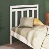 Bed Headboard White 106x4x100 cm Solid Wood Pine Colour white Size 106 x 100 cm Quantity in Package 1 