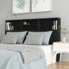 Headboard Cabinet Black 160x19x103.5 cm Colour black Size 160 x 19 x 103.5 cm Quantity in Package 1 