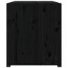 Outdoor Kitchen Cabinet Black - Solid Pine Wood 106x55x64 cm