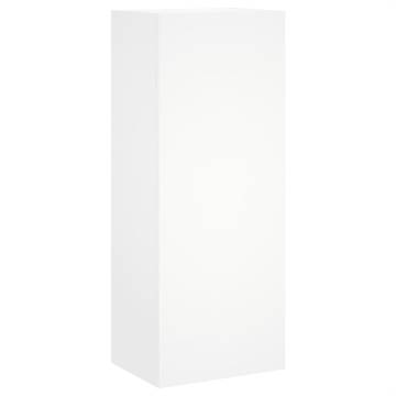 Stylish White TV Wall Cabinet - Space-Saving Solution