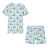 Kids' Pyjamas with Short Sleeves Light Blue 92 Size 92 (1.5-2y) 