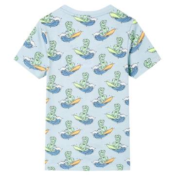 Light Blue Kids' Pyjamas with Short Sleeves - Size 92