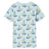 Light Blue Kids' Pyjamas with Short Sleeves - Size 92