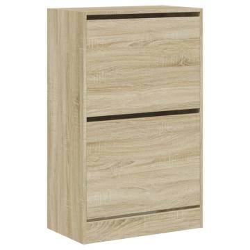 Shoe Cabinet Sonoma Oak - Compact & Stylish Storage Solution