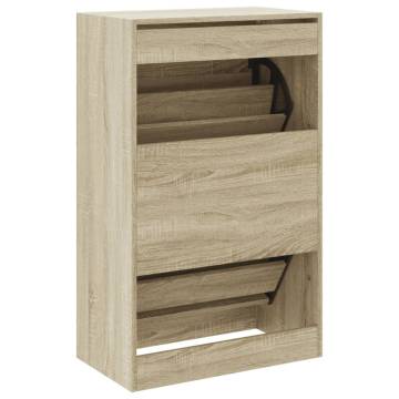 Shoe Cabinet Sonoma Oak - Compact & Stylish Storage Solution