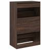 Shoe Cabinet Brown Oak - Stylish & Compact Design | HipoMarket