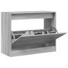 Shoe Cabinet Grey Sonoma 80x34x63 cm Engineered Wood Colour grey sonoma Size 80 x 34 x 63 cm Quantity in Package 1 Number of 