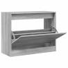 Shoe Cabinet Grey Sonoma - Compact Storage Solution