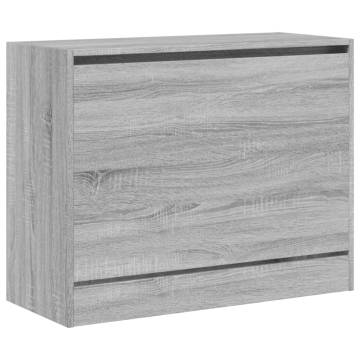 Shoe Cabinet Grey Sonoma - Compact Storage Solution