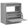 Shoe Cabinet Grey Sonoma - 60x42x69 cm Engineered Wood