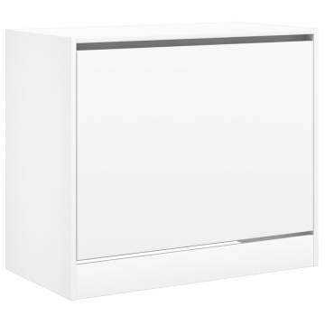 Shoe Cabinet White 80x42x69 cm - Stylish & Compact Storage