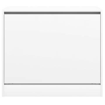 Shoe Cabinet White 80x42x69 cm - Stylish & Compact Storage