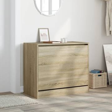 Shoe Cabinet Sonoma Oak - Space-Saving Storage Solution