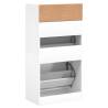 Shoe Cabinet White 60x34x116 cm - Space-Saving Storage