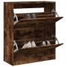 Shoe Cabinet Smoked Oak 80x34x96.5 cm Engineered Wood Colour smoked oak Size 80 x 34 x 96.5 cm Quantity in Package 1 Number of 