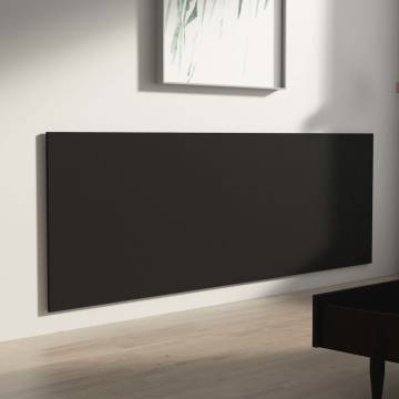 Elegant Black Wall Headboard 240x1.5x80 cm - Hipomarket