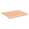 Replacement Awning Fabric Yellow & Orange 4x3m - Durable Shade