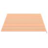 Replacement Awning Fabric Yellow & Orange 4x3m - Durable Shade