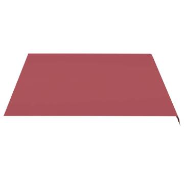 Replacement Awning Fabric Burgundy Red 4.5x3.5 m - Hipomarket