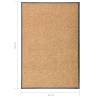 Washable Cream Doormat 60x90 cm - Easy Care & Non-Slip