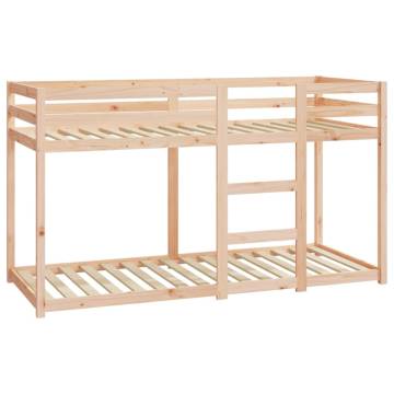 Bunk Bed 75x190 cm - Solid Wood Pine | Hipomarket