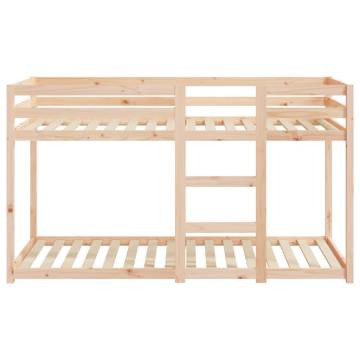 Bunk Bed 75x190 cm - Solid Wood Pine | Hipomarket