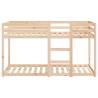 Bunk Bed 75x190 cm - Solid Wood Pine | Hipomarket