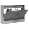 Shoe Cabinet Concrete Grey 80x21x57 cm Engineered Wood Colour concrete grey Size 80 x 21 x 57 cm Quantity in Package 1 Number of 