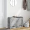 Shoe Cabinet Concrete Grey 80x21x57 cm - Stylish Storage Solution