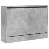 Shoe Cabinet Concrete Grey 80x21x57 cm - Stylish Storage Solution