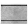 Shoe Cabinet Concrete Grey 80x21x57 cm - Stylish Storage Solution