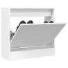 Shoe Cabinet White 60x21x57 cm - Stylish Space Saver