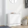 Shoe Cabinet White 60x21x57 cm - Stylish Space Saver