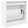 Shoe Cabinet White 60x21x57 cm - Stylish Space Saver