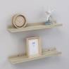 Wall Shelves 2 pcs Sonoma Oak 40x9x3 cm Colour sonoma oak Size 40 x 9 x 3 cm Quantity in Package 2 Number of Pieces 1 