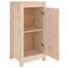 2 Pcs Solid Pine Wood Sideboards - Stylish Storage Solutions