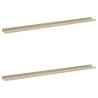 Stylish Wall Shelves - White & Sonoma Oak - 2 pcs | Hipomarket