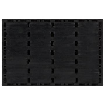 Durable Rubber & Coir Door Mat 40x60 cm | Hipomarket