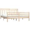 Super King Size Solid Wood Bed Frame 180x200 cm | HipoMarket