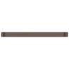 Garden Raised Bed Powder-coated Steel 507x100x36 cm - Brown