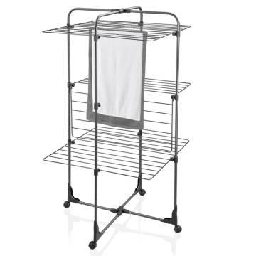 Leifheit Drying Tower Classic Tower 270 Black - Space-Saving Solution