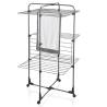 Leifheit Drying Tower Classic Tower 270 Black - Space-Saving Solution