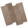 WallArt Leather Tiles Stubbs Smokey Taupe - 16 pcs | HipoMarket