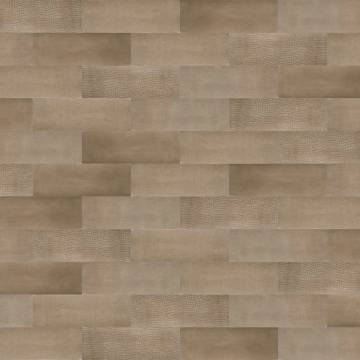 WallArt Leather Tiles Stubbs Smokey Taupe - 16 pcs | HipoMarket