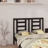 Bed Headboard Black 141x4x100 cm Solid Wood Pine Colour black Size 141 x 100 cm Quantity in Package 1 