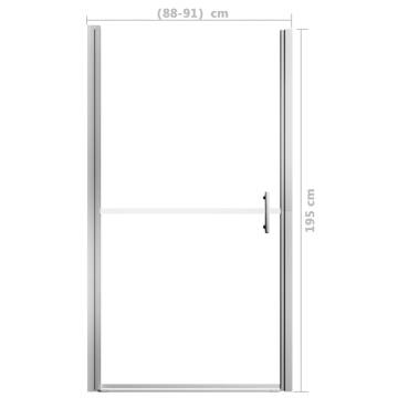 Shower Door Tempered Glass 91x195 cm – Modern & Stylish